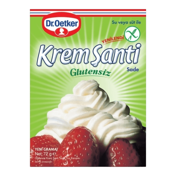 Dr.Oetker Glutensiz Krem Şanti 72 gr