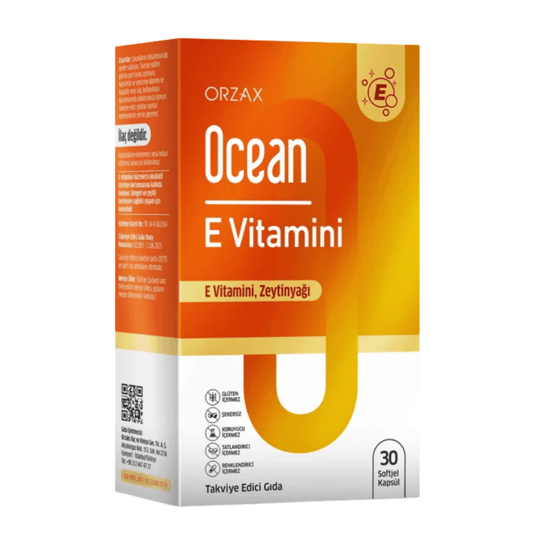 ORZAX Ocean E Vitamini 30 Kapsül