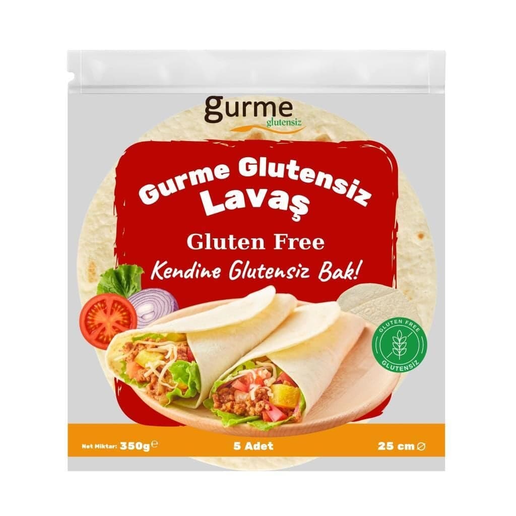Gurme Glutensiz Lavaş 5 li Paket