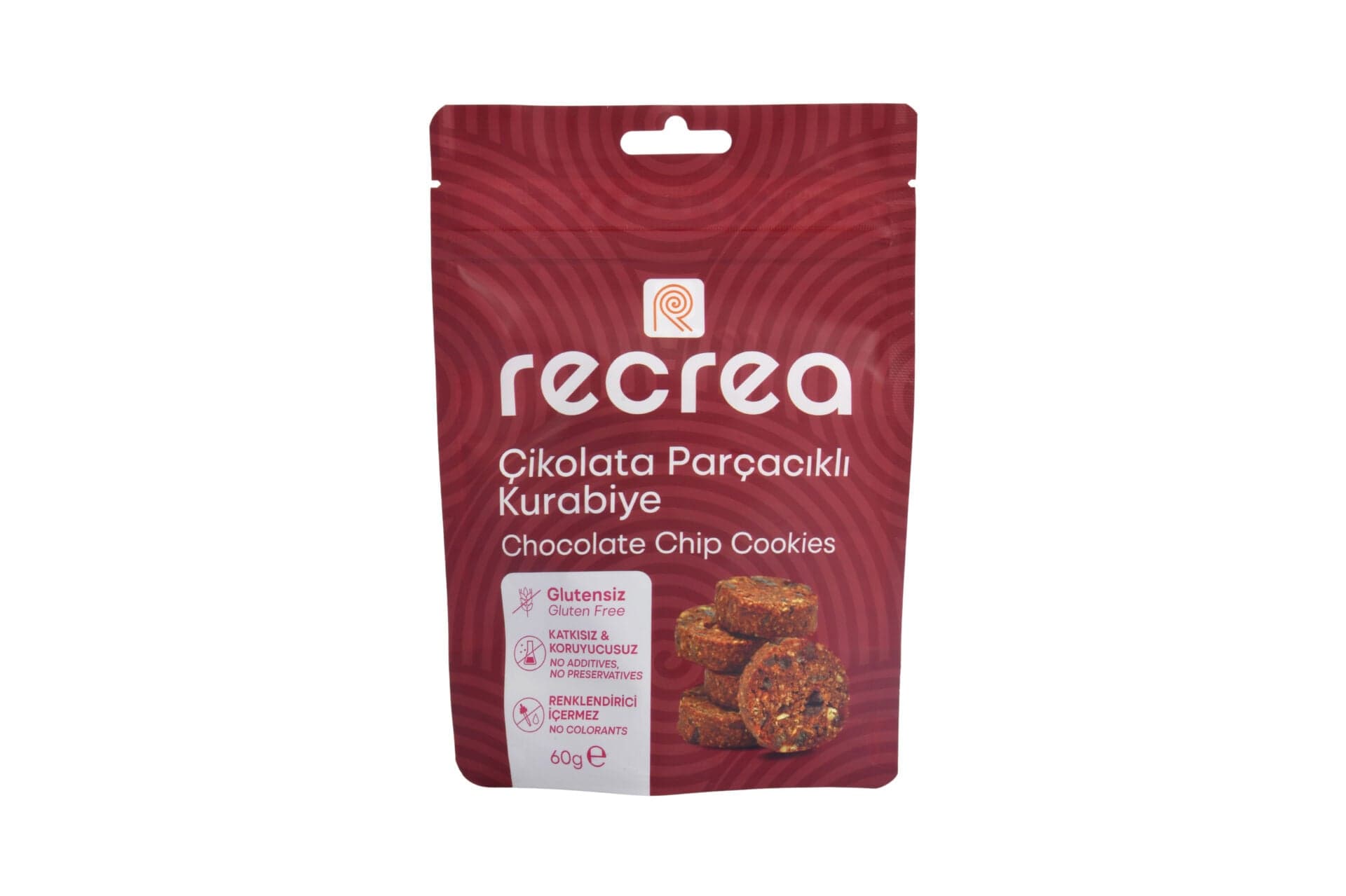 Recrea Glutensiz Çiko. Parçacıklı Kurabiye 60 gr
