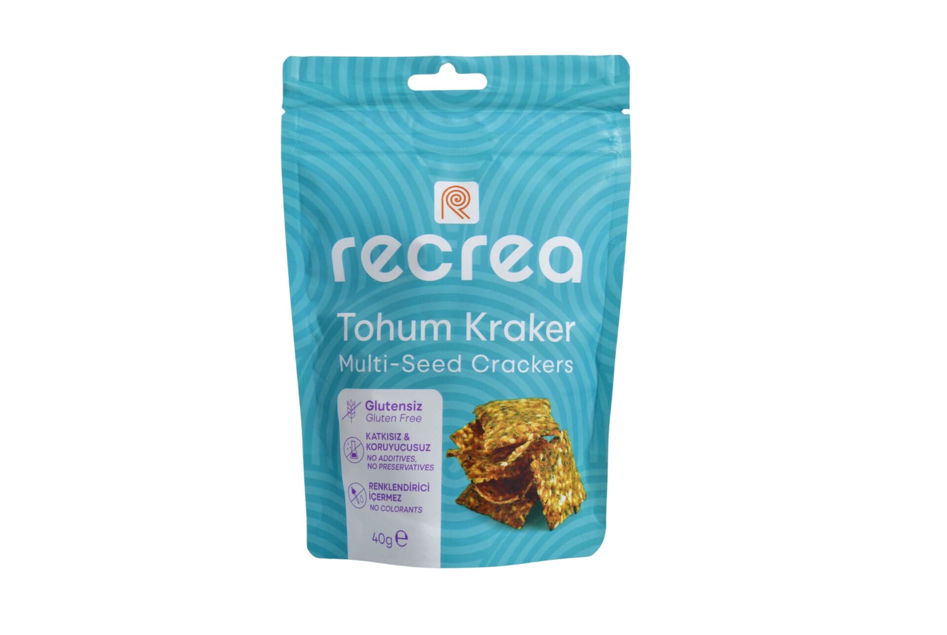 Recrea Glutensiz Tohum Kraker 40 gr
