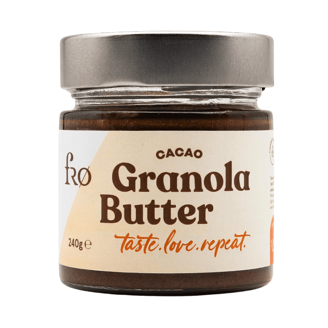 FRO Granola Butter Cacao Glutensiz Şekersiz Vegan Sürülebilir Kahvaltılık 240g