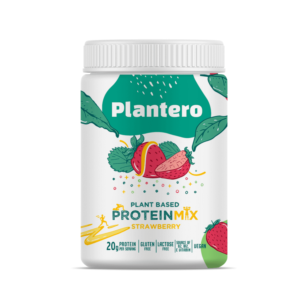 PLANTERO Bitkisel Bazlı Protein Mix Çilekli 416g