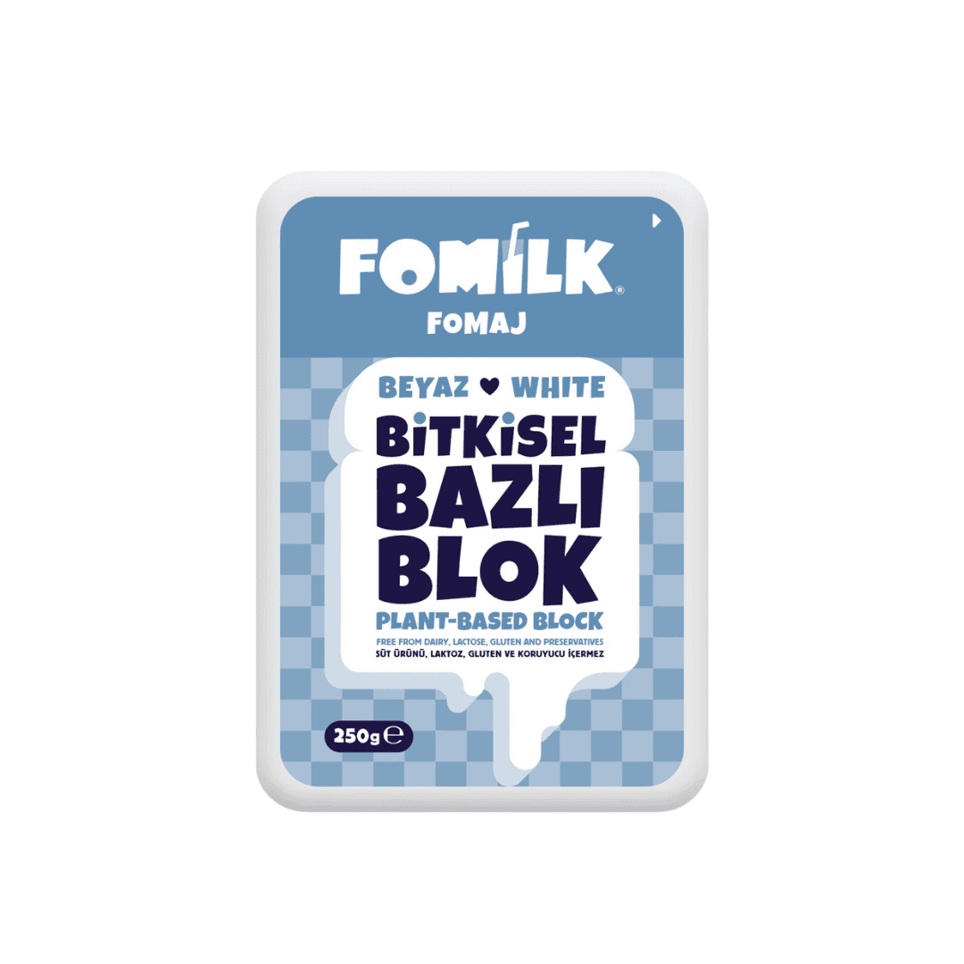 FOMİLK Mozarella Bitkisel Bazlı Beyaz Blok 250g
