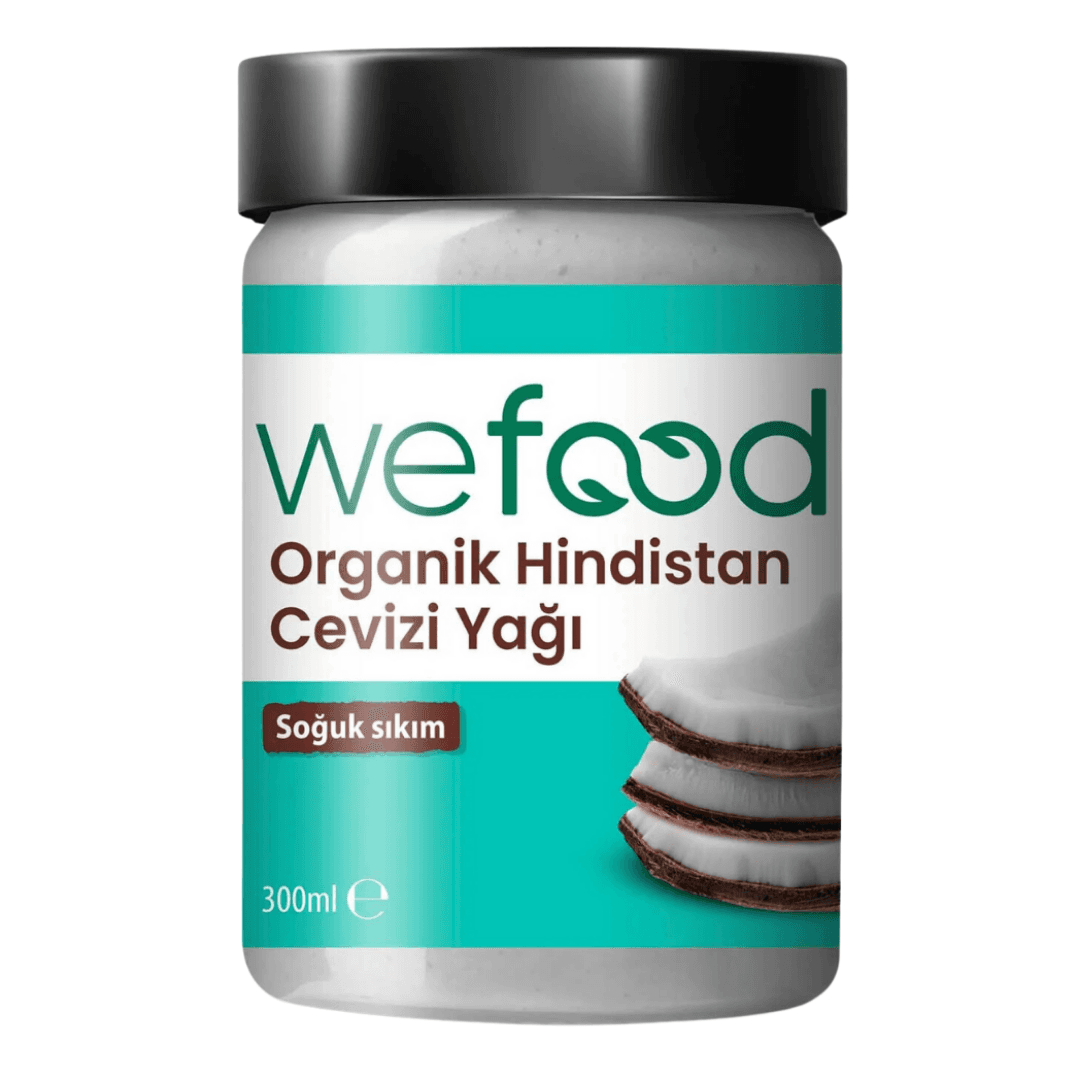 WEFOOD Organik Hindistan Cevizi Yağı 300ml (Soğuk Sıkım)