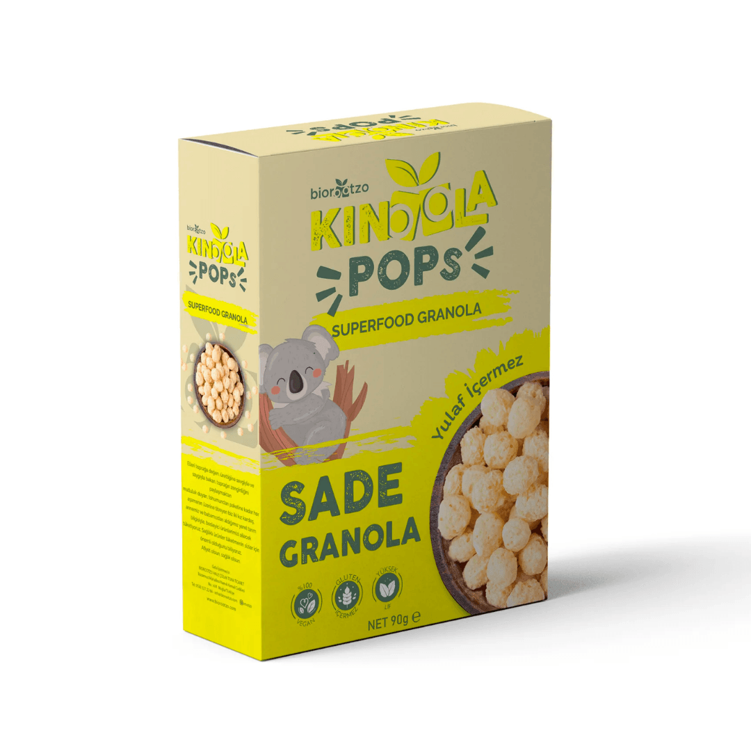 BIOROOTZO Kinoola Kahvaltılık Gevrek Sade Yulaf İçermeyen Granola 90g