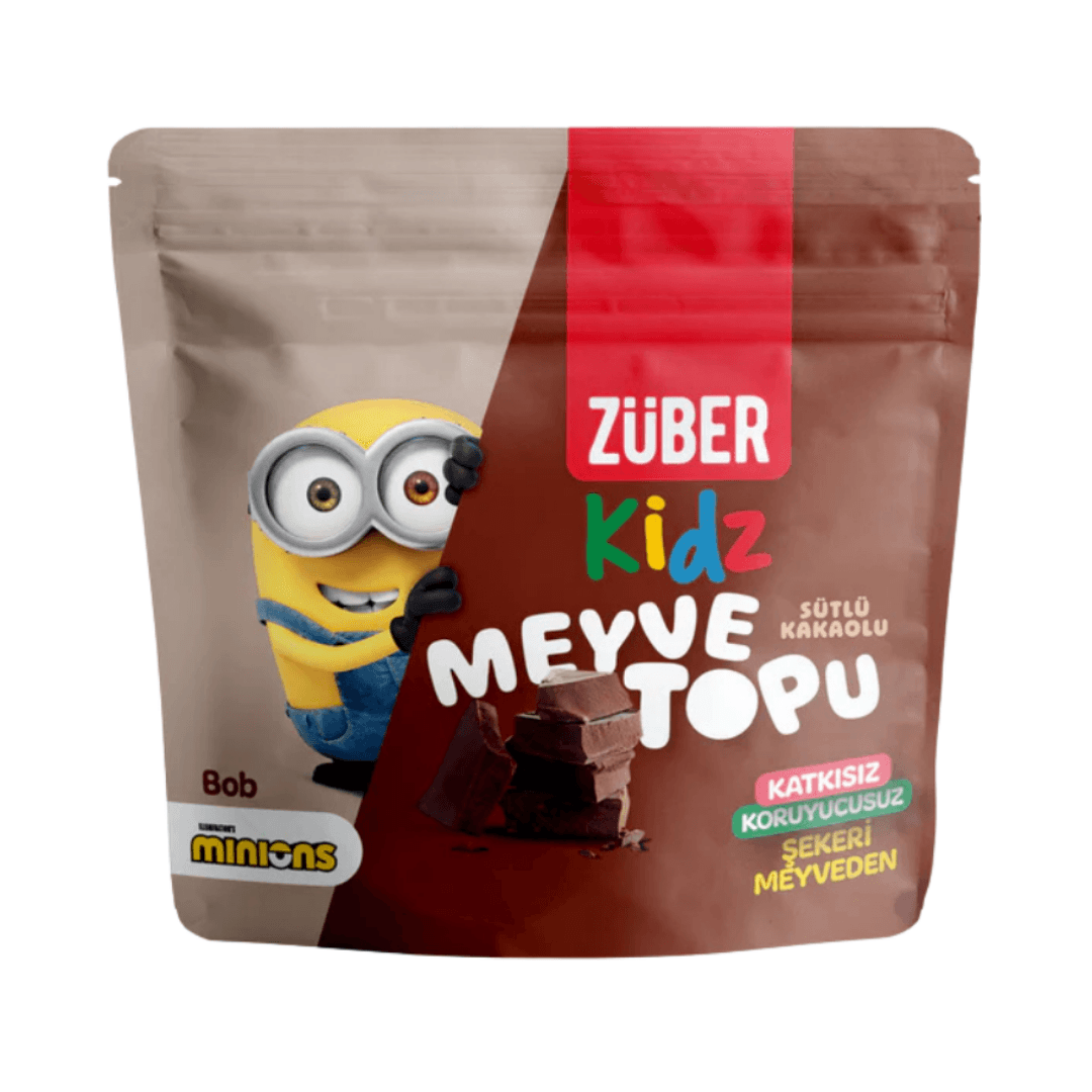 ZÜBER Kidz Sütlü Kakaolu Meyve Topu 42gr
