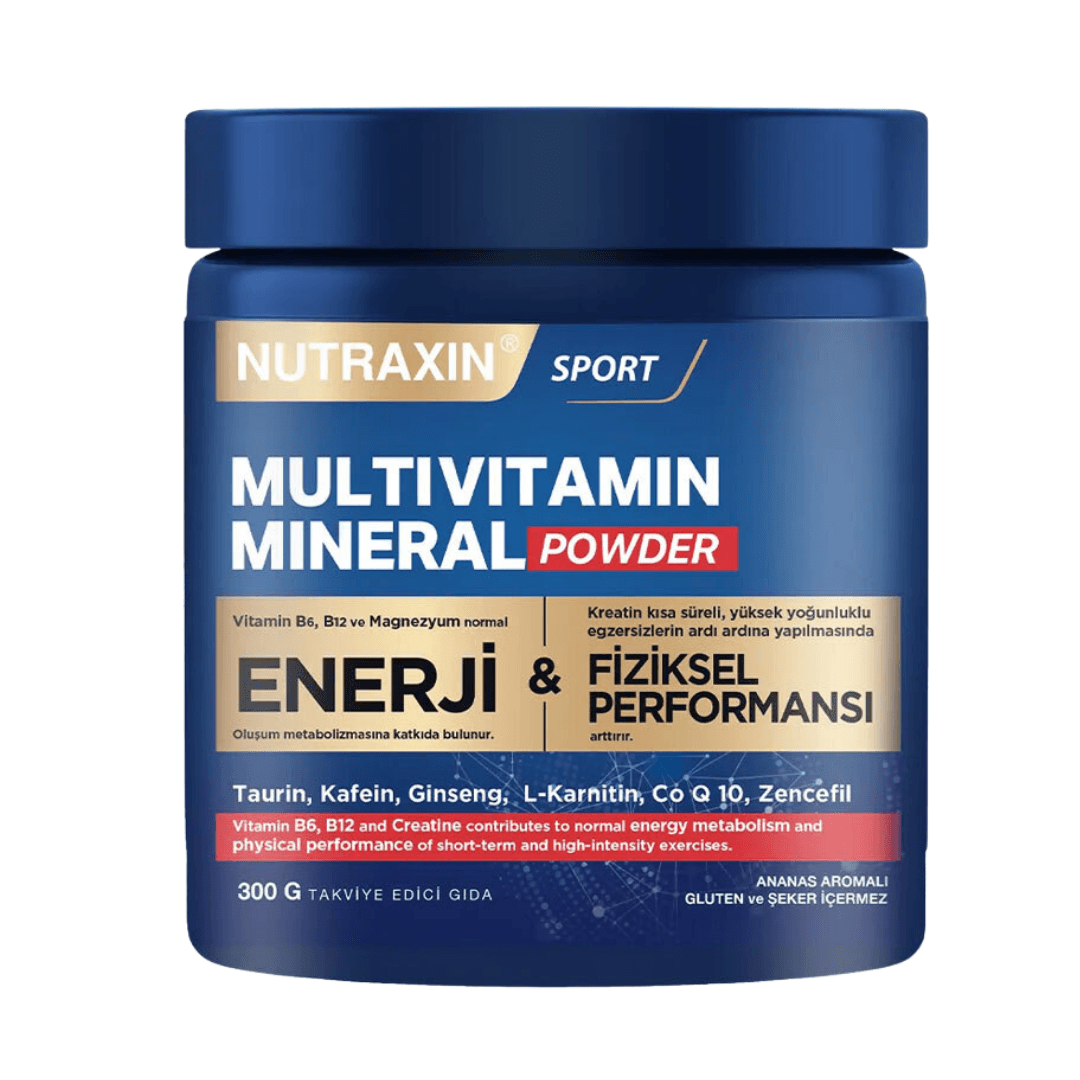 NUTRAXIN Sport Multivitamin Mineral Powder Oral Toz 300g