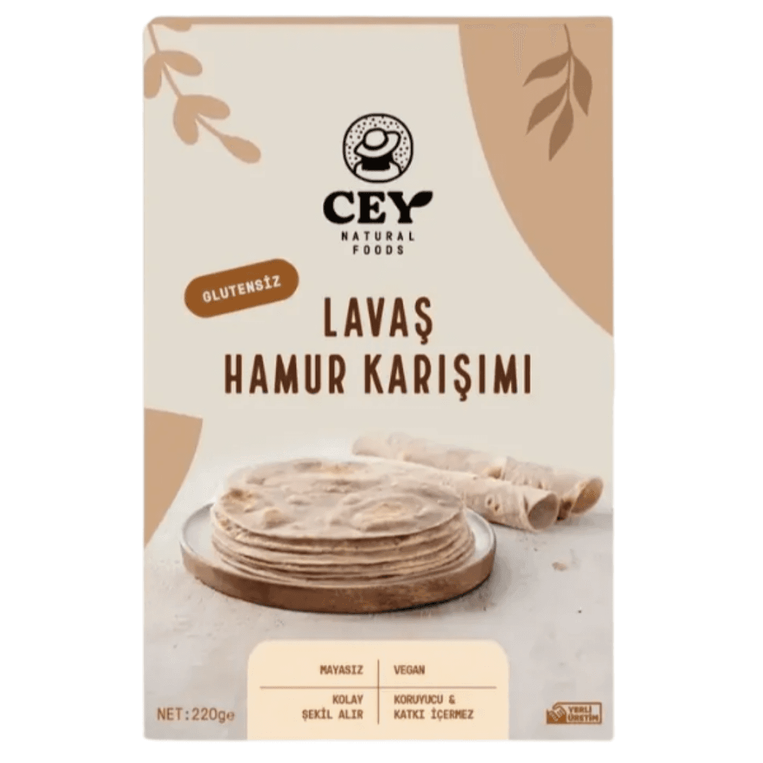 CEY NATURAL Glutensiz Lavaş Hamur Karışımı 220g