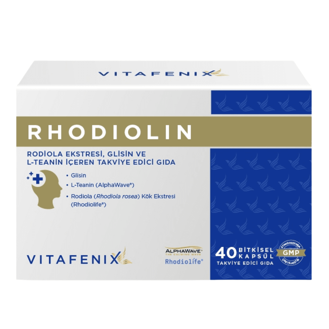VİTAFENİX Rhodiolin Rodiola Kök Ekstresi İçeren Takviye Edici Gıda 40 Kapsül