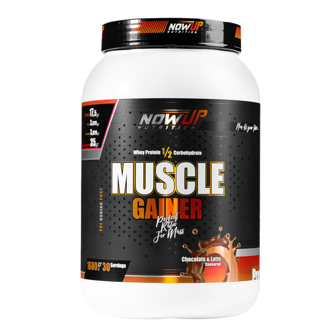 NOWUP NUTRİTİON Muscle Gainer Çikolatalı Latte Aromalı 1680g