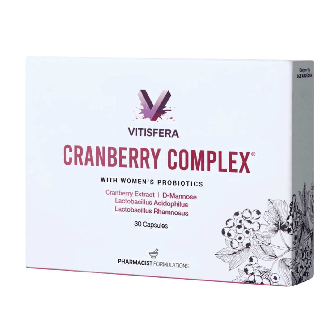 VİTİSFERA Cranberry Complex - Turna Yemişi Ekstresi, D-mannoz, Probiyotik 30 Kapsül