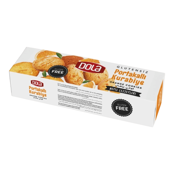 Dola Glutensiz Portakallı Kurabiye 85 gr