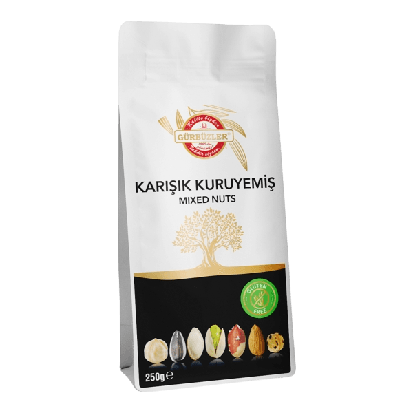 Gürbüzler Glutensiz Karışık Kuruyemiş 250 gr