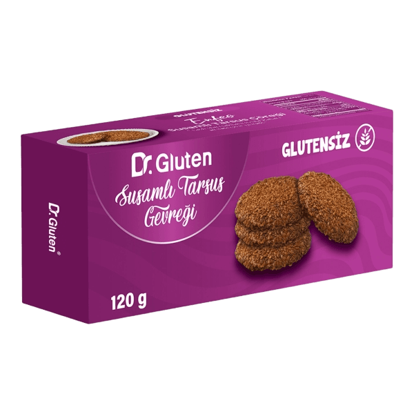 Dr. Gluten Glutensiz Susamlı Tarsus Gevreği 120 gr