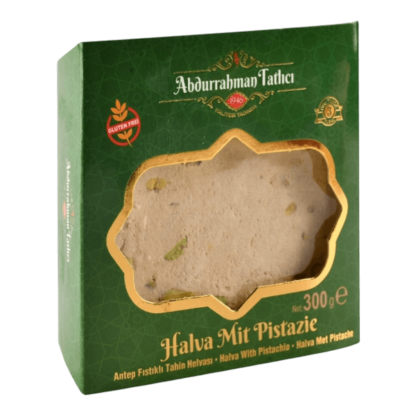 Abdurrahman Tatlıcı Glutensiz Antep Fıstıklı Tahin Helvası 300 gr