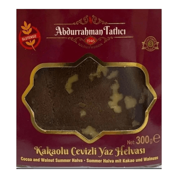 Abdurrahman Tatlıcı Glutensiz Kakaolu Cevizli Yaz Helvası 300 gr