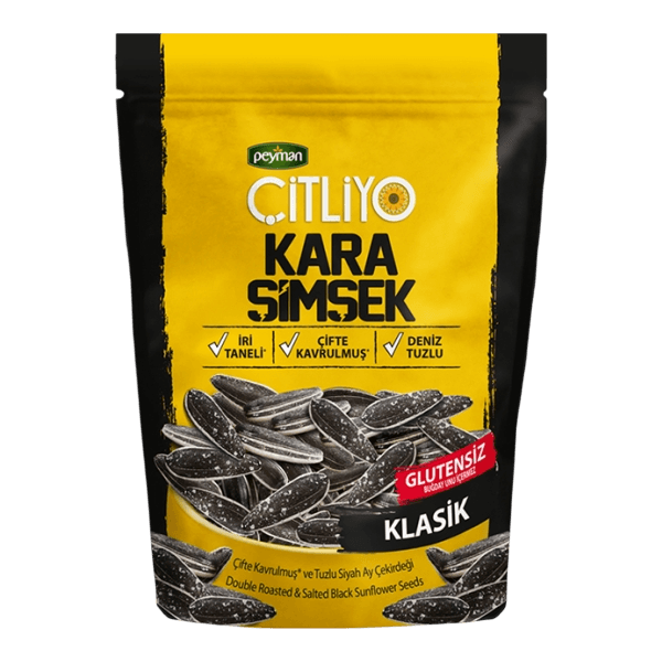 Çitliyo Kara Şimşek Klasik Çekirdek 120 gr