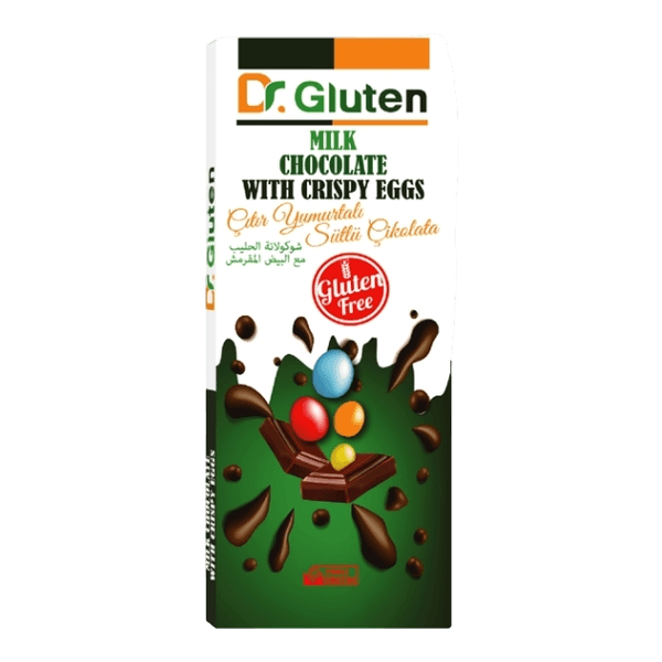 Dr. Gluten Çıtır Yumurtalı Sütlü Çikolata 80 gr