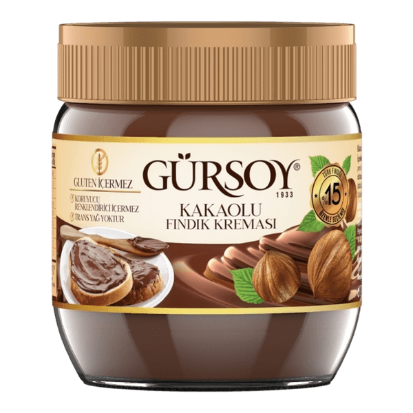 Gürsoy Glutensiz Kakaolu Fındık Kreması 400 gr