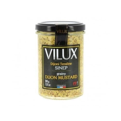 Vilux dijon glutensiz taneli hardal 200 ML