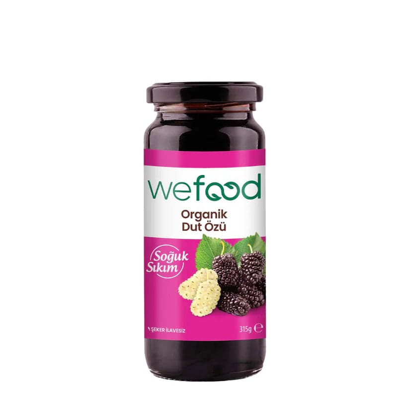 WEFOOD Organik Dut Özü 315g (Soğuk Sıkım)