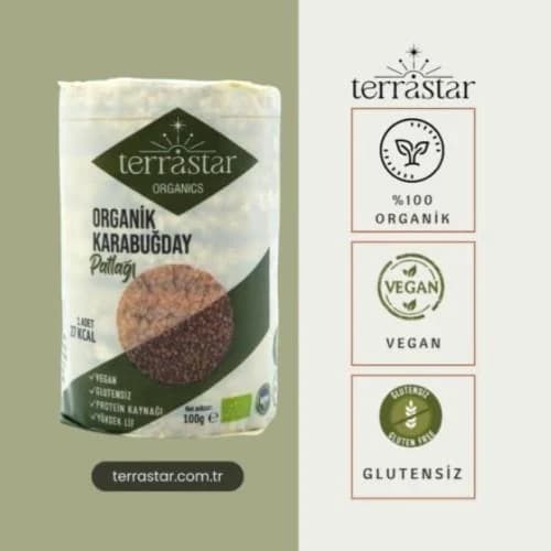 Organik Karabuğday Patlağı (100 gr) Terrastar