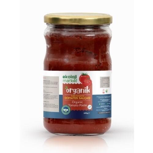 Organik Glutensiz Domates Salçası Tuzsuz (650 gr) Ekoloji Market