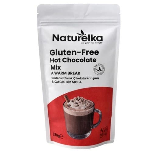 Glutensiz Sıcak Çikolata Karışımı (250 Gr) Naturelka