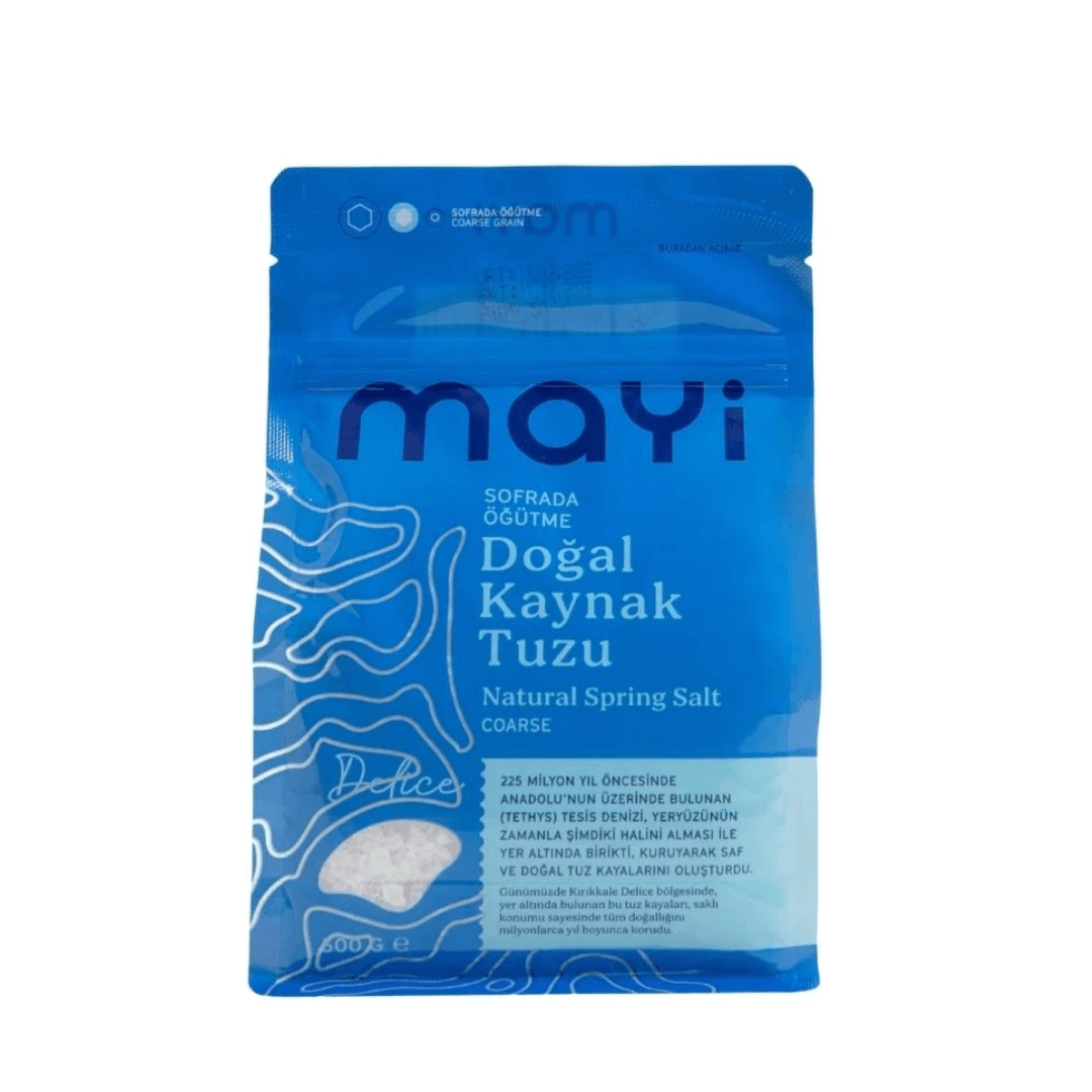 MAYİ TUZ Sofrada Öğütme Kaynak Tuzu (İyotsuz) 500g