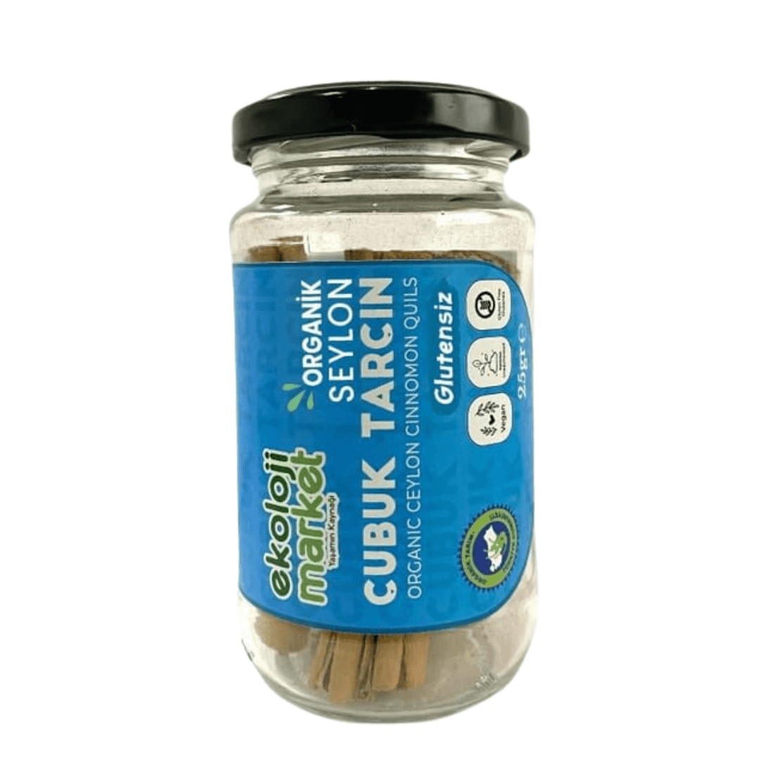 EKOLOJİ MARKET Organik Çubuk Tarçın Seylon 25g