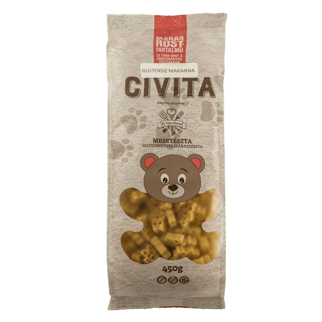 CİVİTA Teddy Glutensiz Ayıcıklı Makarna 450g