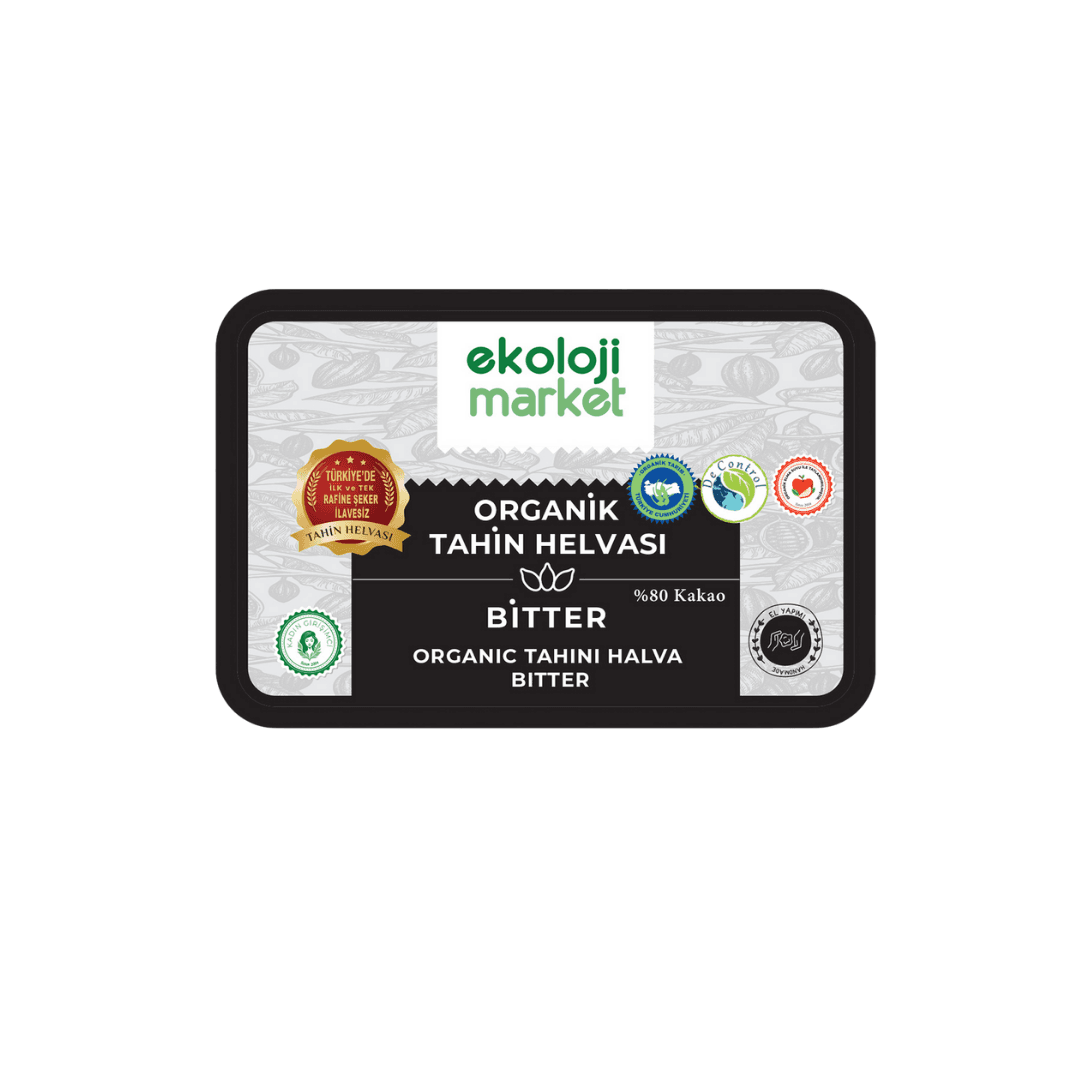 EKOLOJİ MARKET Organik Tahin Helvası Bitter 200g